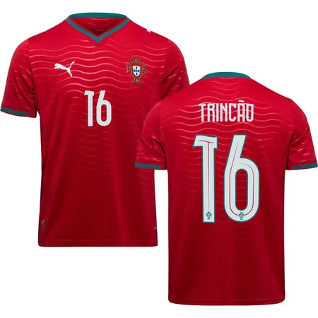 TRINCÃO #16 Portugal Home Soccer jersey World Cup 2026