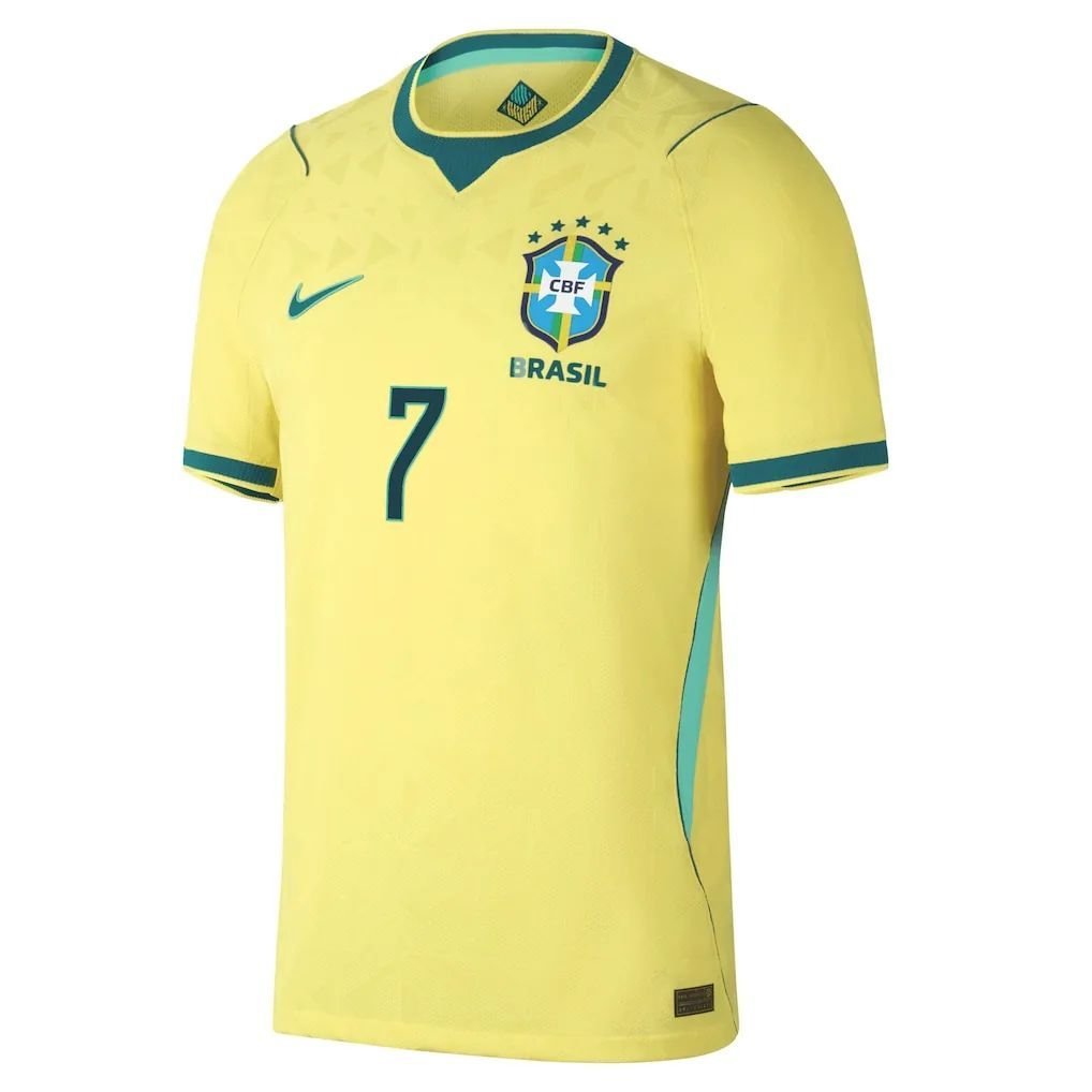 Vini Jr. #7 Brazil Home Soccer jersey World Cup 2026 — view 2