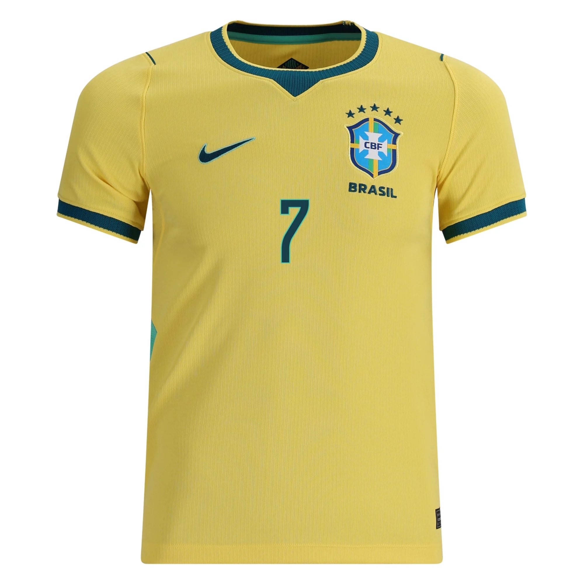 Vinicius Junior Brazil 2026/27 Nike Youth Home Jersey — view 2