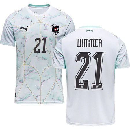 WIMMER #21 Austria Away Soccer jersey World Cup 2026
