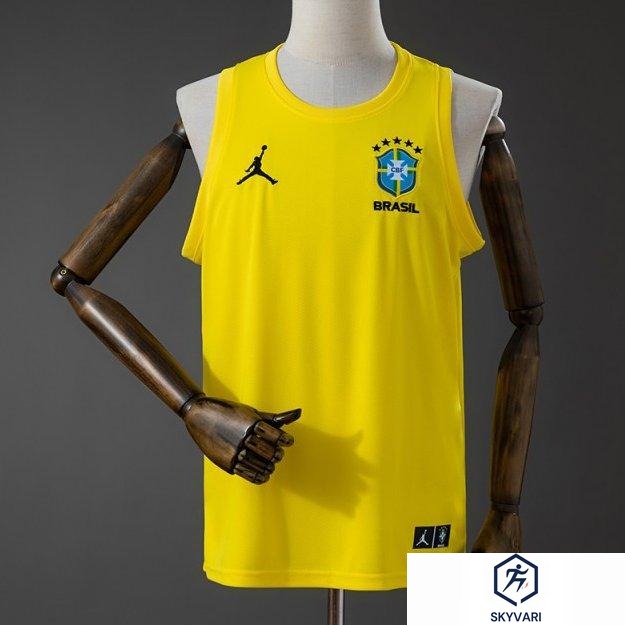 2026 Brazil Training Jersey Vest Yellow