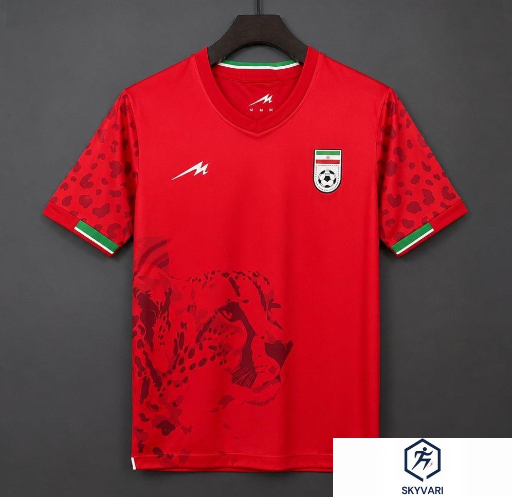 2026 Iran Away Red Jersey — view 1