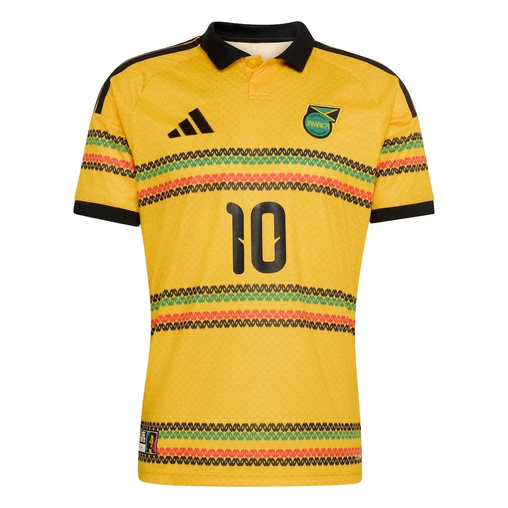 2026 Jamaica X Originals Bob Marley Football Yellow Jersey — view 3