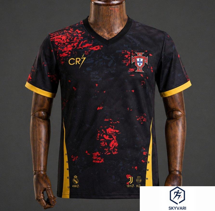 2026 Portugal Black Pre-Match Jersey