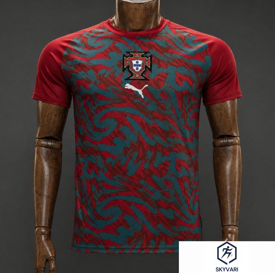 2026 Portugal Red Pre-Match Jersey
