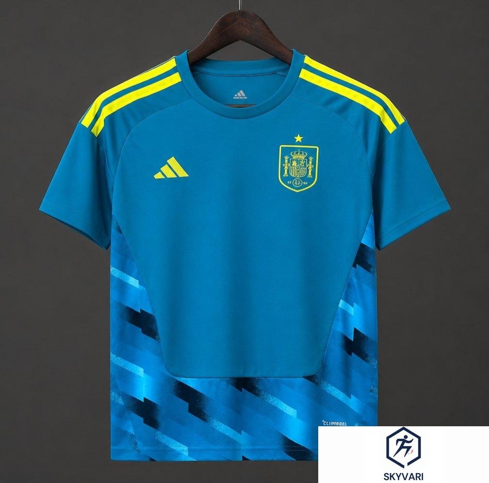 2026 Spain Blue Goalkeeper Jersey