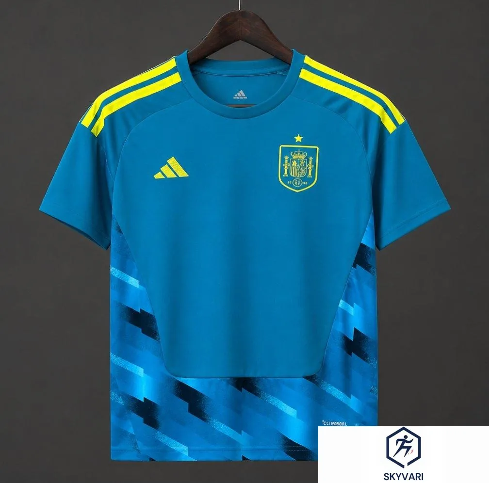 2026 Spain Blue Goalkeeper Jersey
