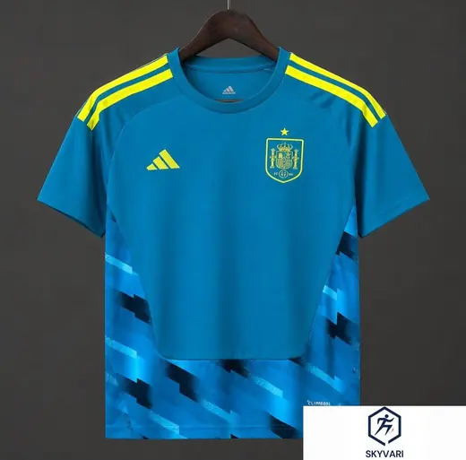 2026 Spain Blue Goalkeeper Jersey