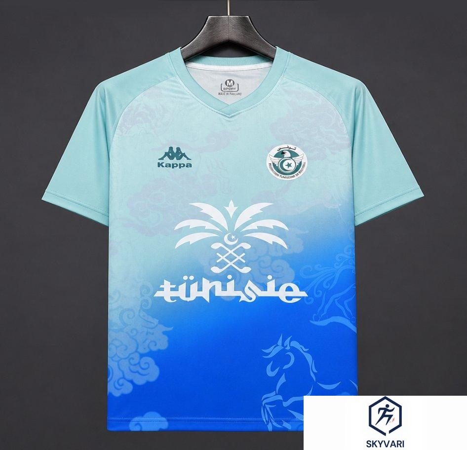 2026 Tunisia "Blue Special Edition" Concept Jersey — view 1