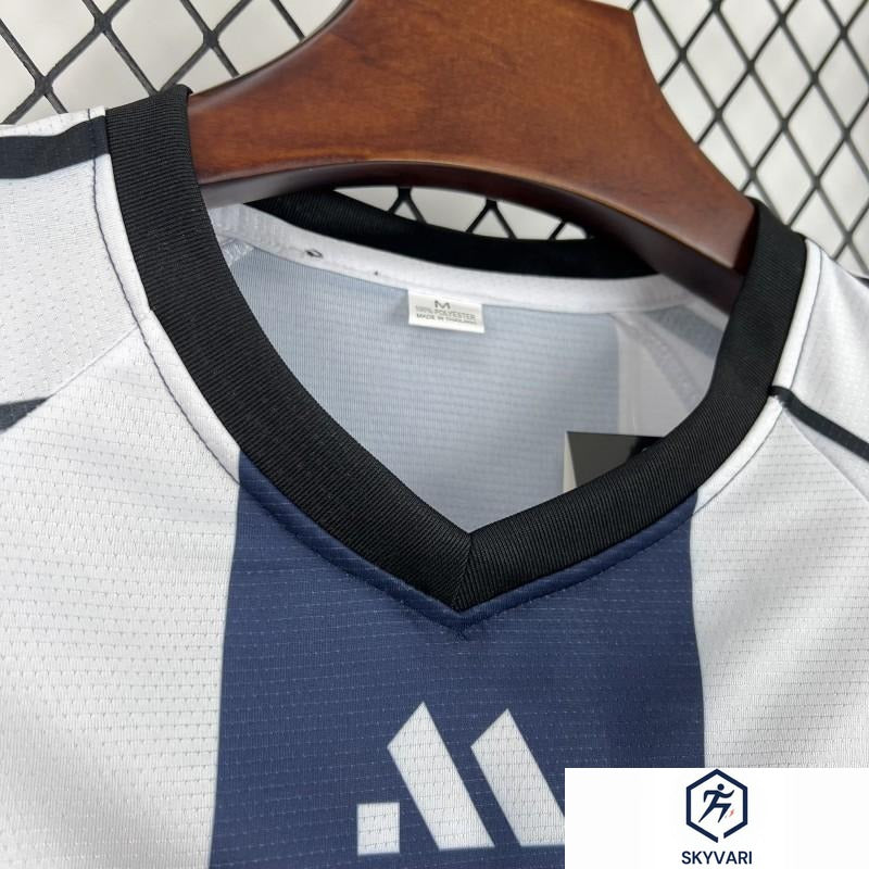 2026 Unisex Light Blue Striped World Cup Style V-Neck Soccer Jersey 1 — view 5