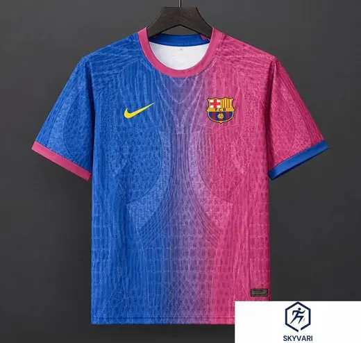 26/27 Barcelona Special Edition Blue/Pink Mosaic Jersey