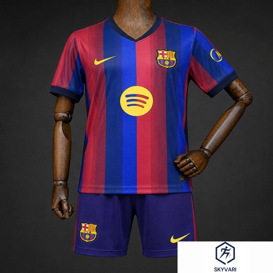 26/27 Kids Barcelona Home Jersey