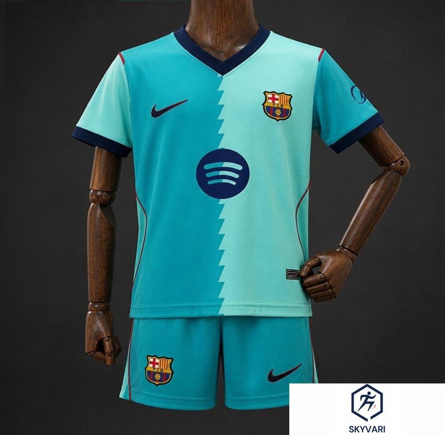 26/27 Kids FC Barcelona BlueThird Jersey