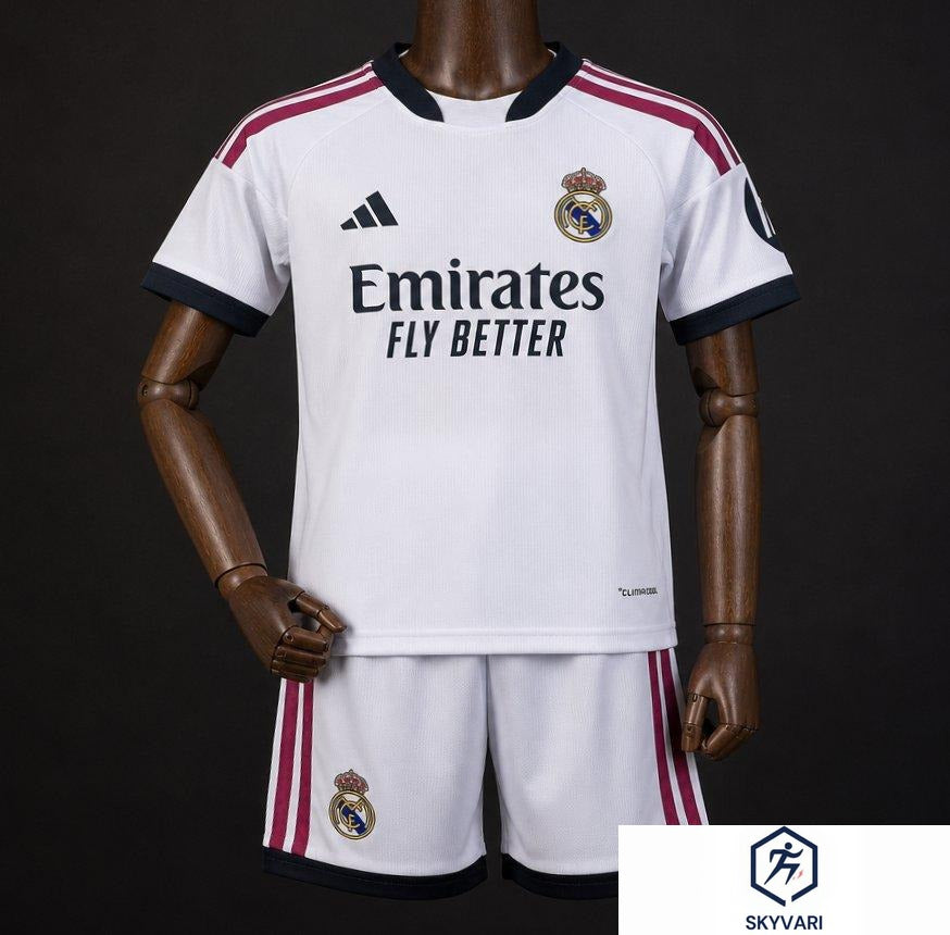 26/27 Kids Real Madrid Home Jersey
