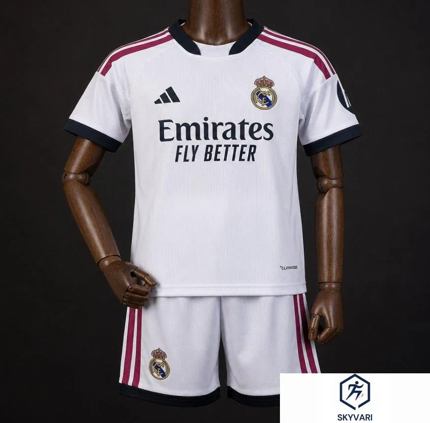 26/27 Kids Real Madrid Home Jersey