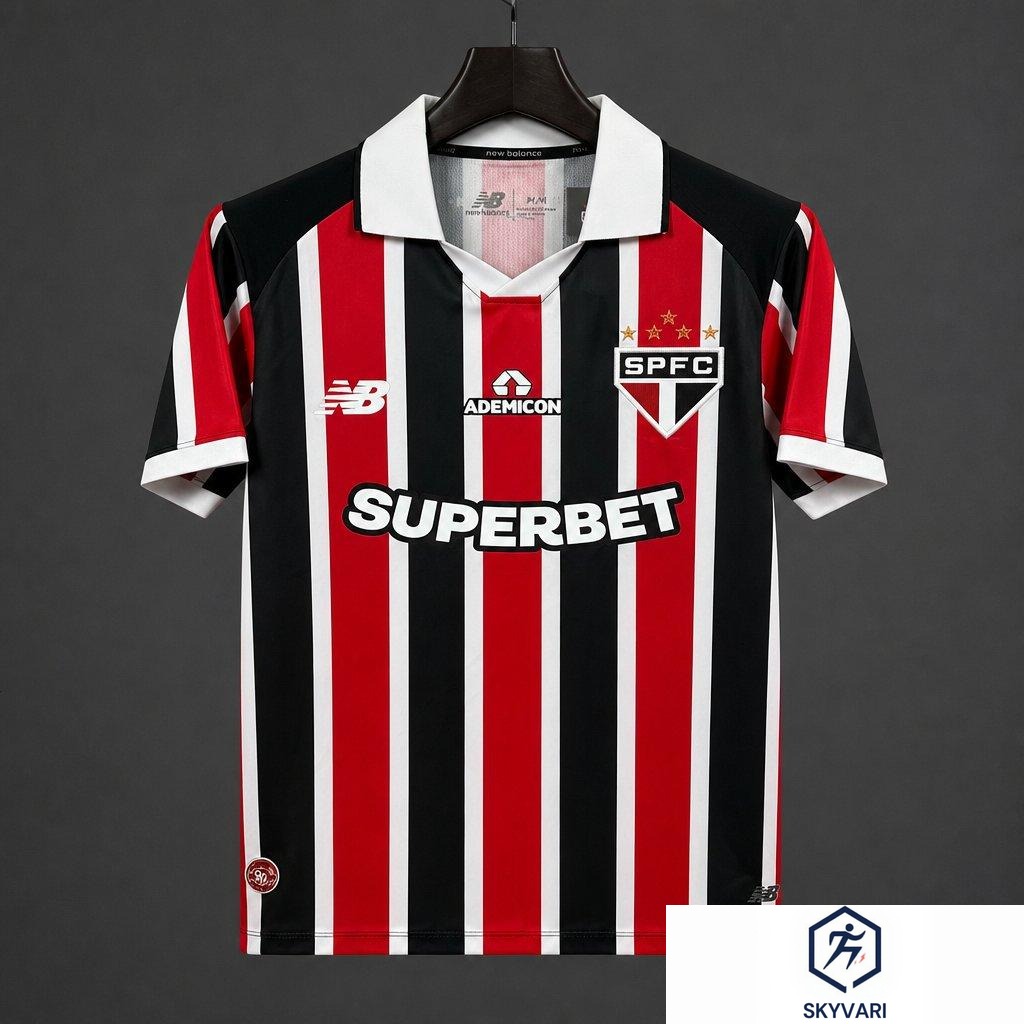 26/27 Sao Paulo Away Jersey With Full Sponsors