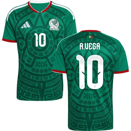 A.VEGA #10 Mexico Home Soccer jersey World Cup 2026