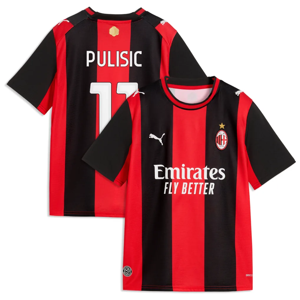 AC Milan PUMA Home Shirt 2026-27 - Kids with Pulisic 11 printing — view 1