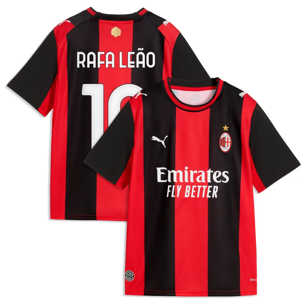 AC Milan PUMA Home Shirt 2026-27 - Kids with Rafa Leão 10 printing — view 1