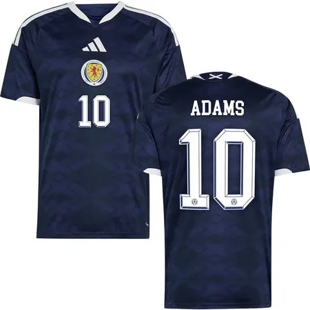 ADAMS #10 Scotland Home Soccer jersey World Cup 2026
