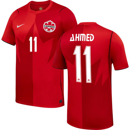 AHMED #11 Canada Home Soccer jersey World Cup 2026 — view 1