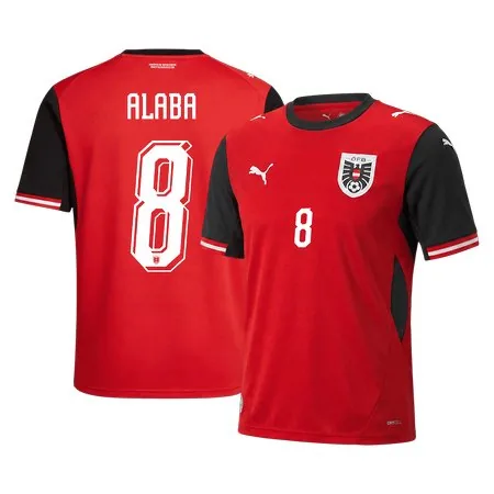 ALABA #8 Austria Home Soccer jersey World Cup 2026