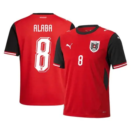 ALABA #8 Austria Home Soccer jersey World Cup 2026