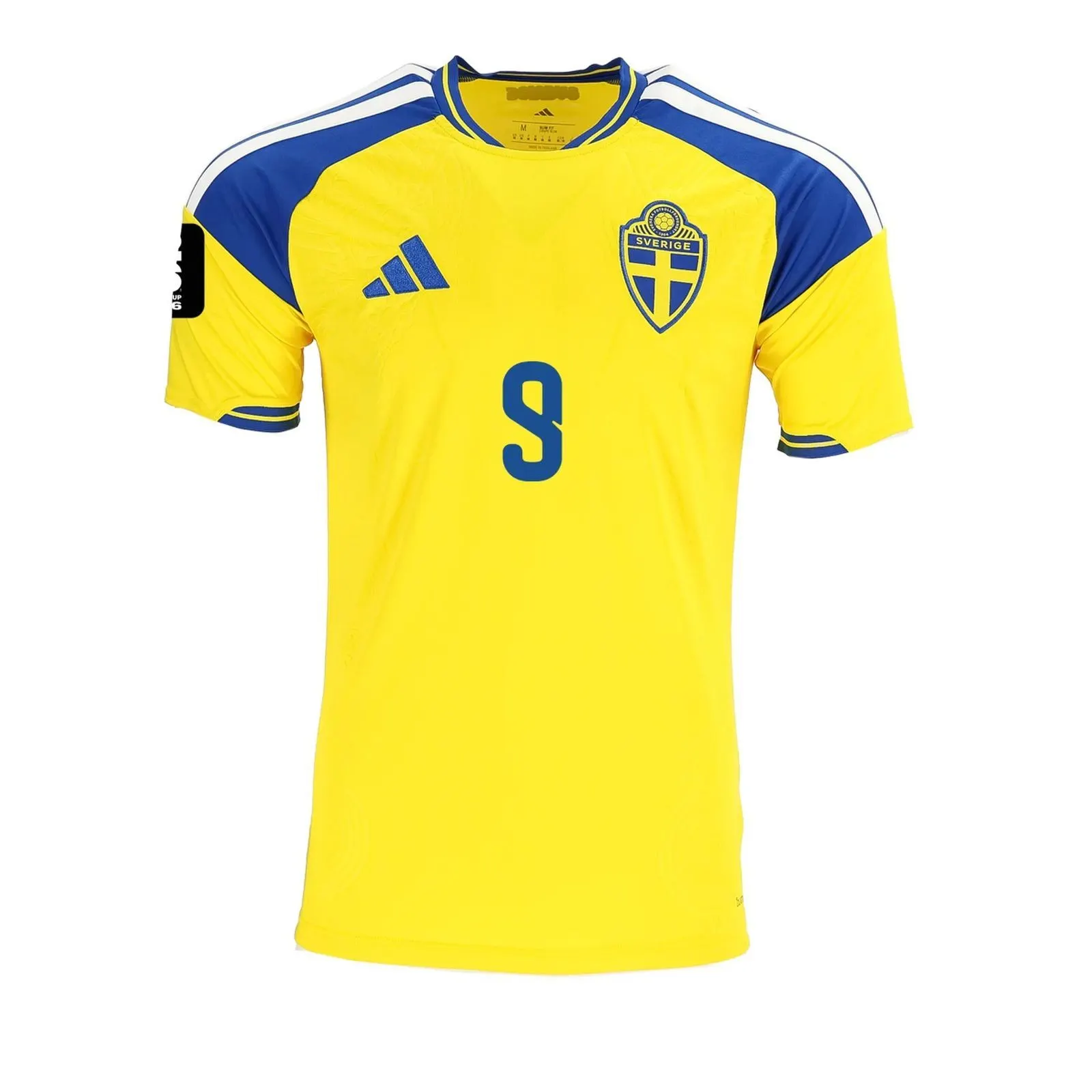 Alexander Isak Sweden 2026/27 Adidas Authentic Home Jersey — view 2