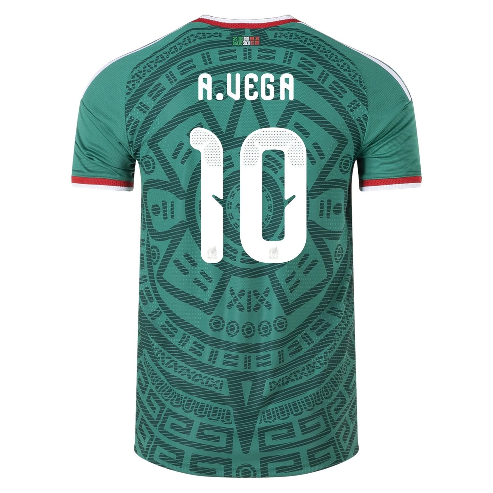 Alexis Vega Mexico 26/27 Authentic Home Jersey