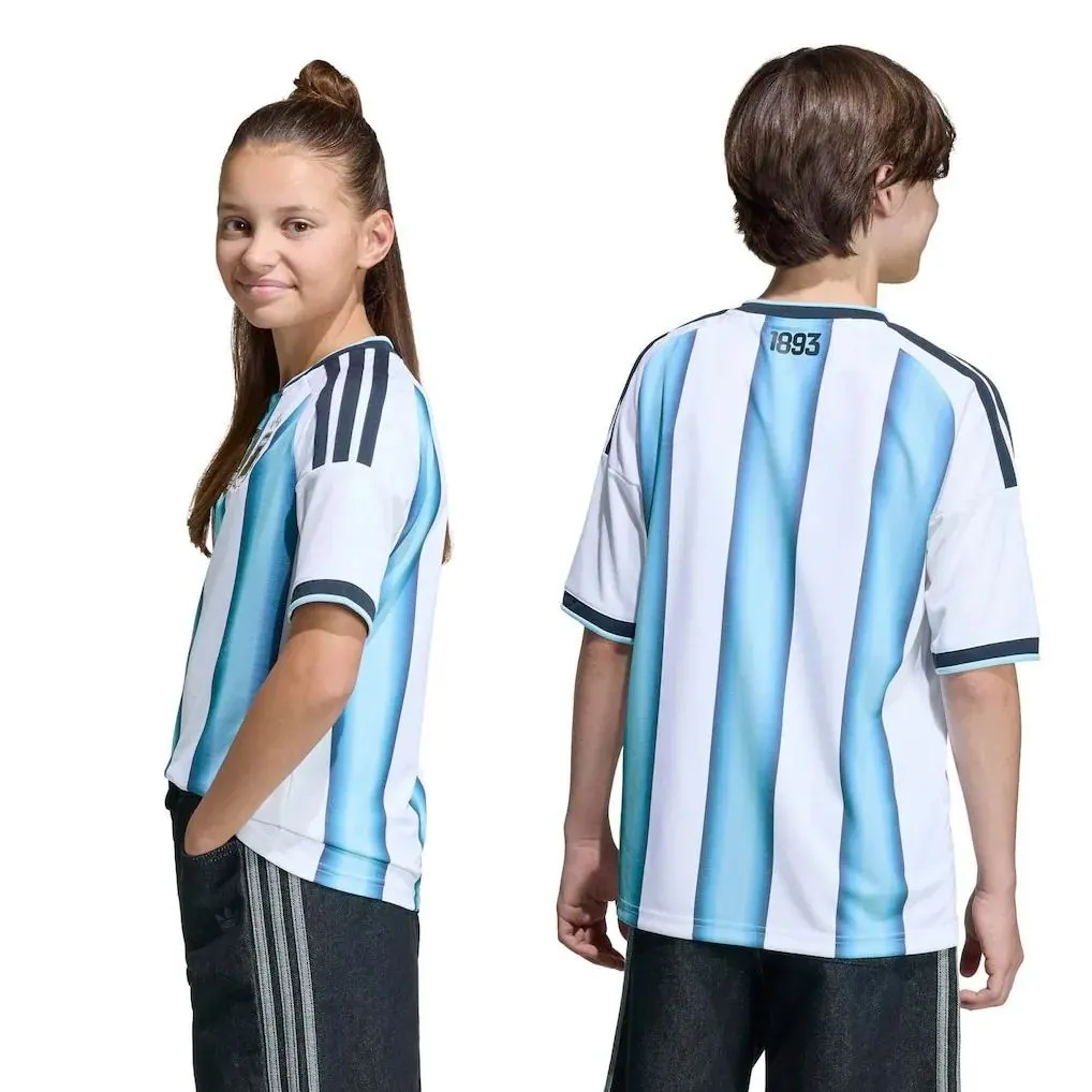 Argentina adidas Home Shirt 2026 - Kids with Messi 10 printing — view 2