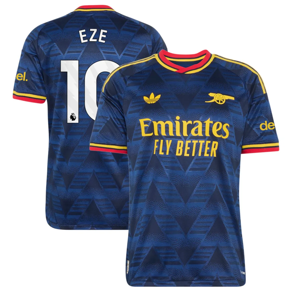 Arsenal adidas Away Authentic Shirt 2026-27 with Eze 10 printing — view 1