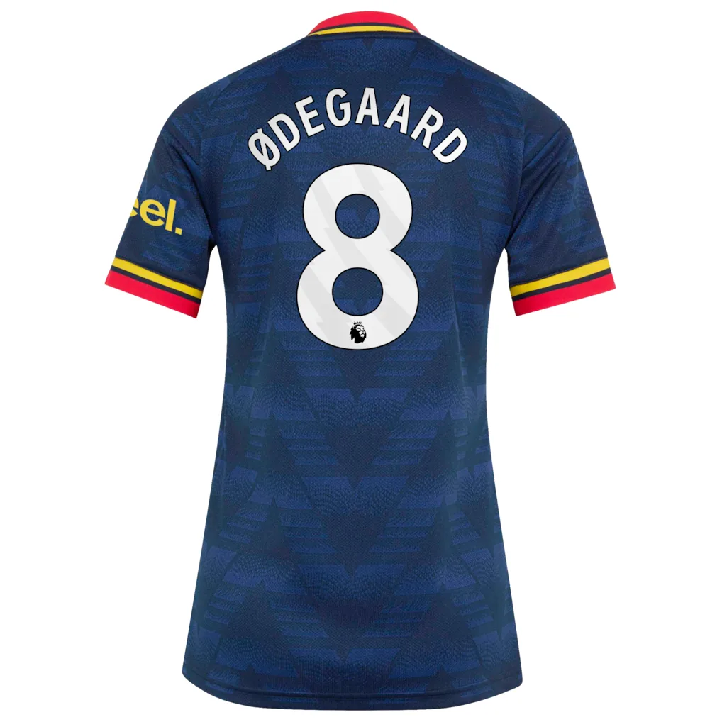 Arsenal adidas Away Shirt 2026-27 - Womens with Ødegaard 8 printing — view 3