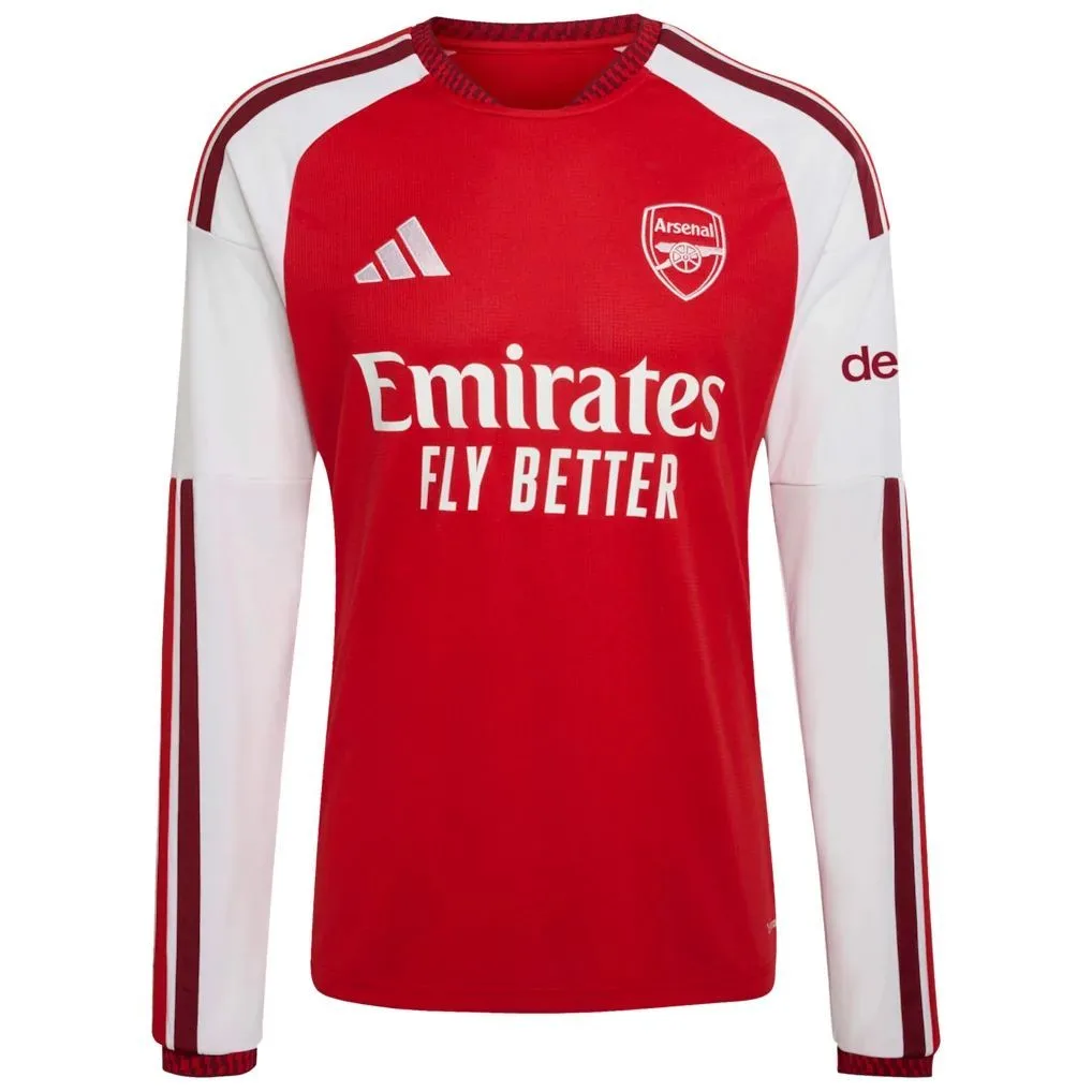 Arsenal Home Long-Sleeved Shirt 2026-27 with Rice 41 printing Soccer Football Jersey — view 2