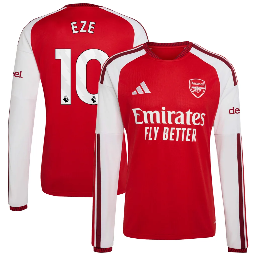 Arsenal adidas Home Shirt 2026-27 - Long Sleeve with Eze 10 printing — view 1