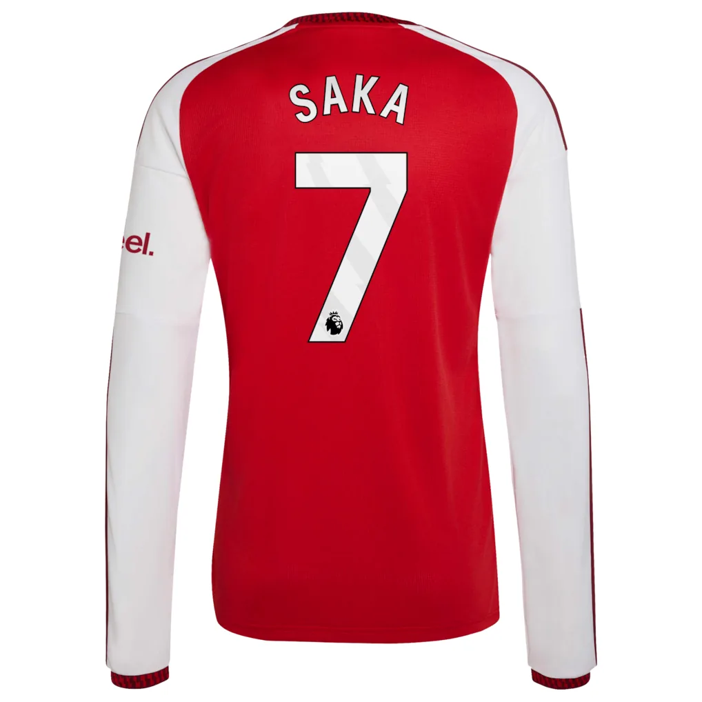 Arsenal adidas Home Shirt 2026-27 - Long Sleeve with Saka 7 printing — view 3