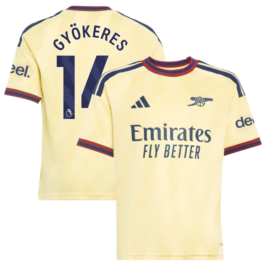 Arsenal adidas Third Shirt 2026-27 - Kids with Gyökeres 14 printing — view 1