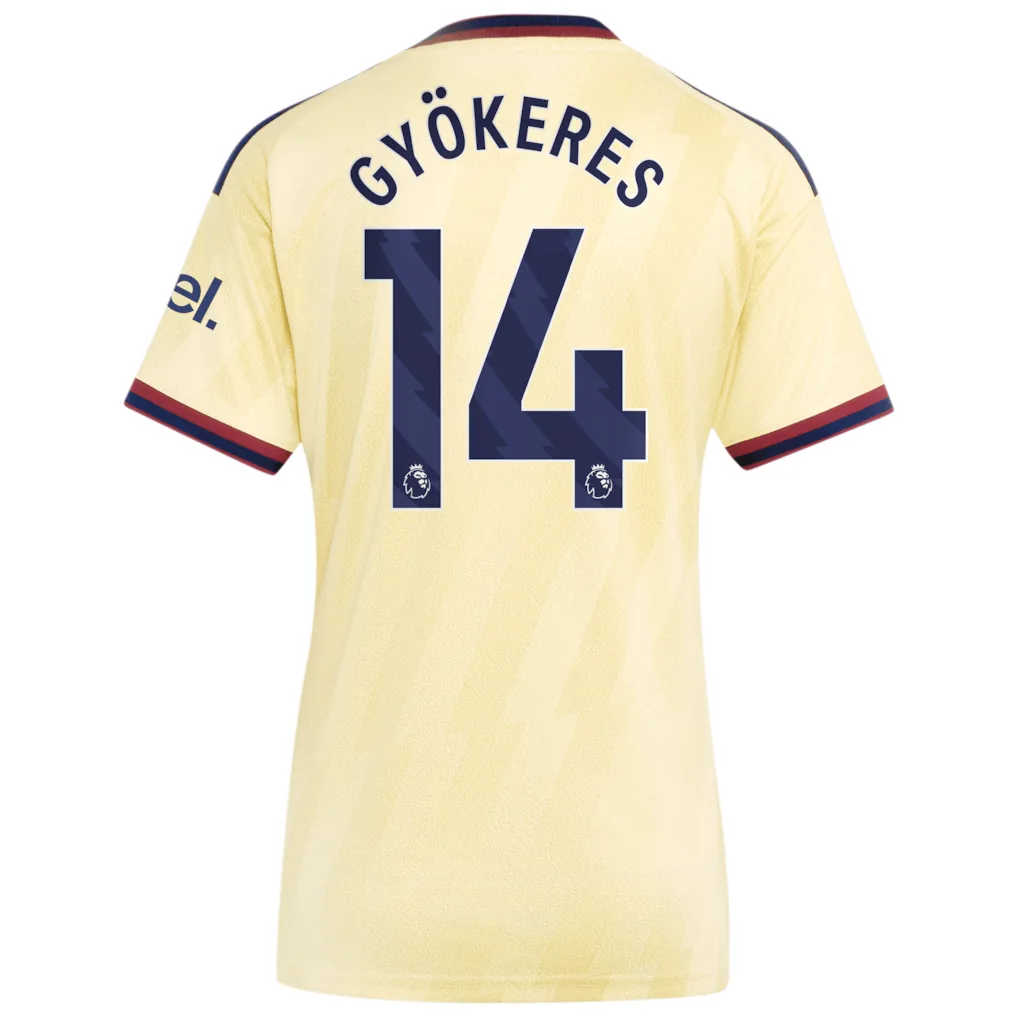 Arsenal Third Shirt 2026-27 - Womens with Gyökeres 14 printing Soccer Football Jersey — view 3