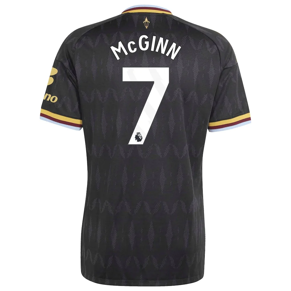 Aston Villa adidas Away Authentic Shirt 2026-27 with Mcginn 7 printing — view 3