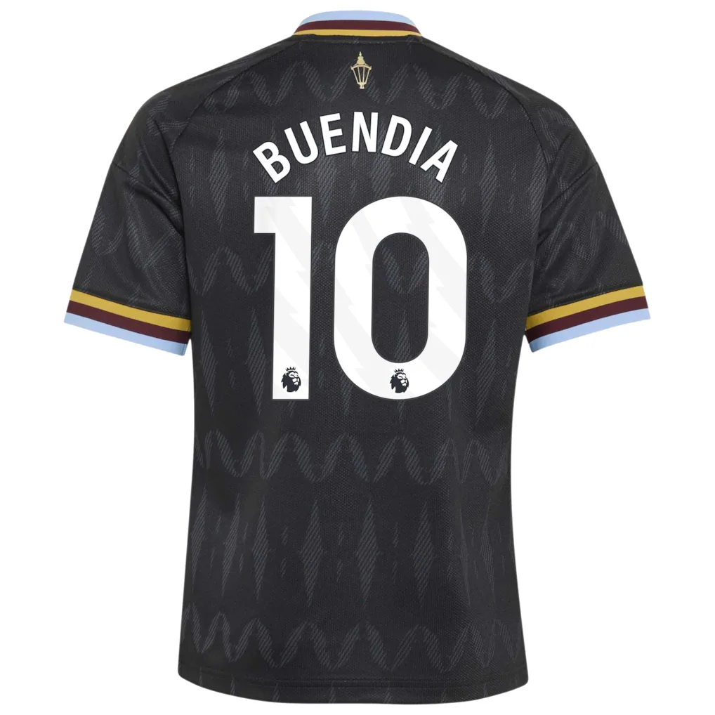 Aston Villa adidas Away Shirt 2026-27 - Kids with Buendia 10 printing — view 3