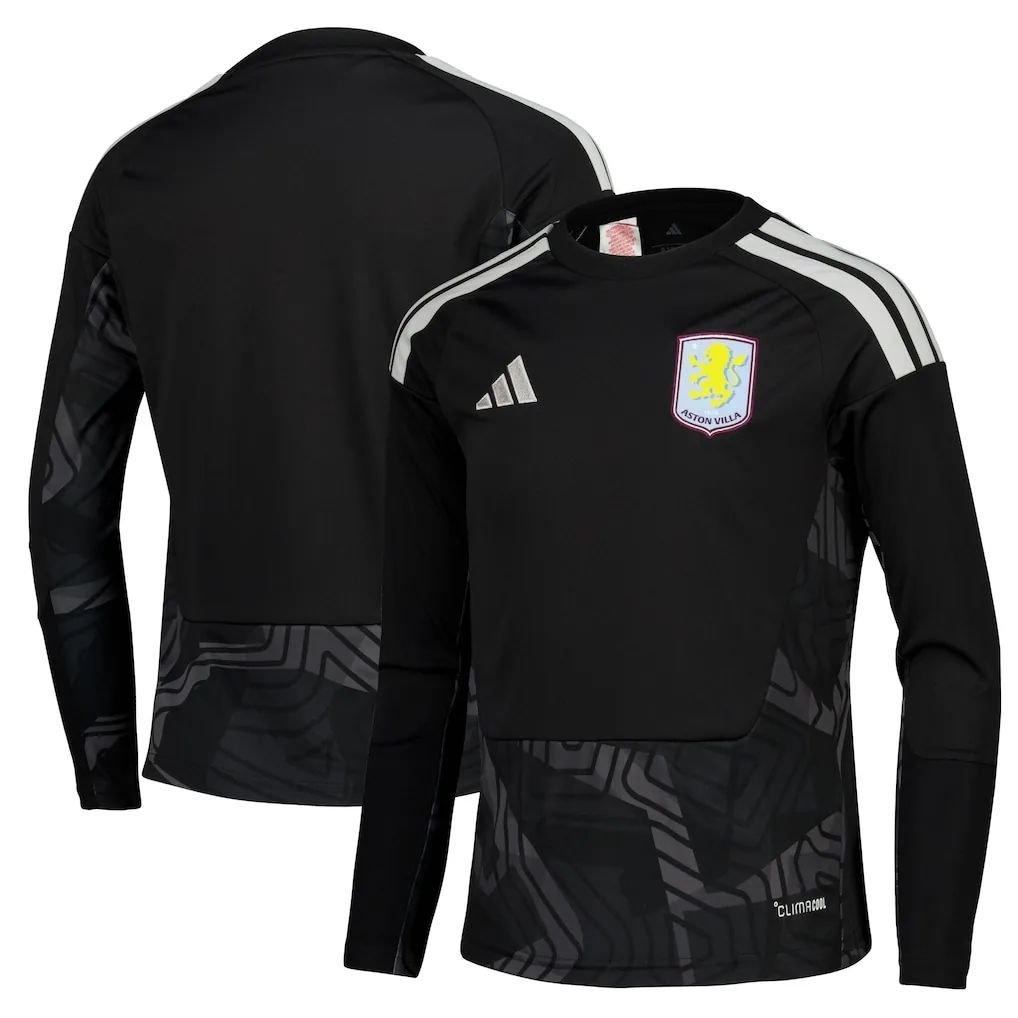 Aston Villa adidas Goalkeeper Shirt 2026-27 - Long Sleeve - Kids