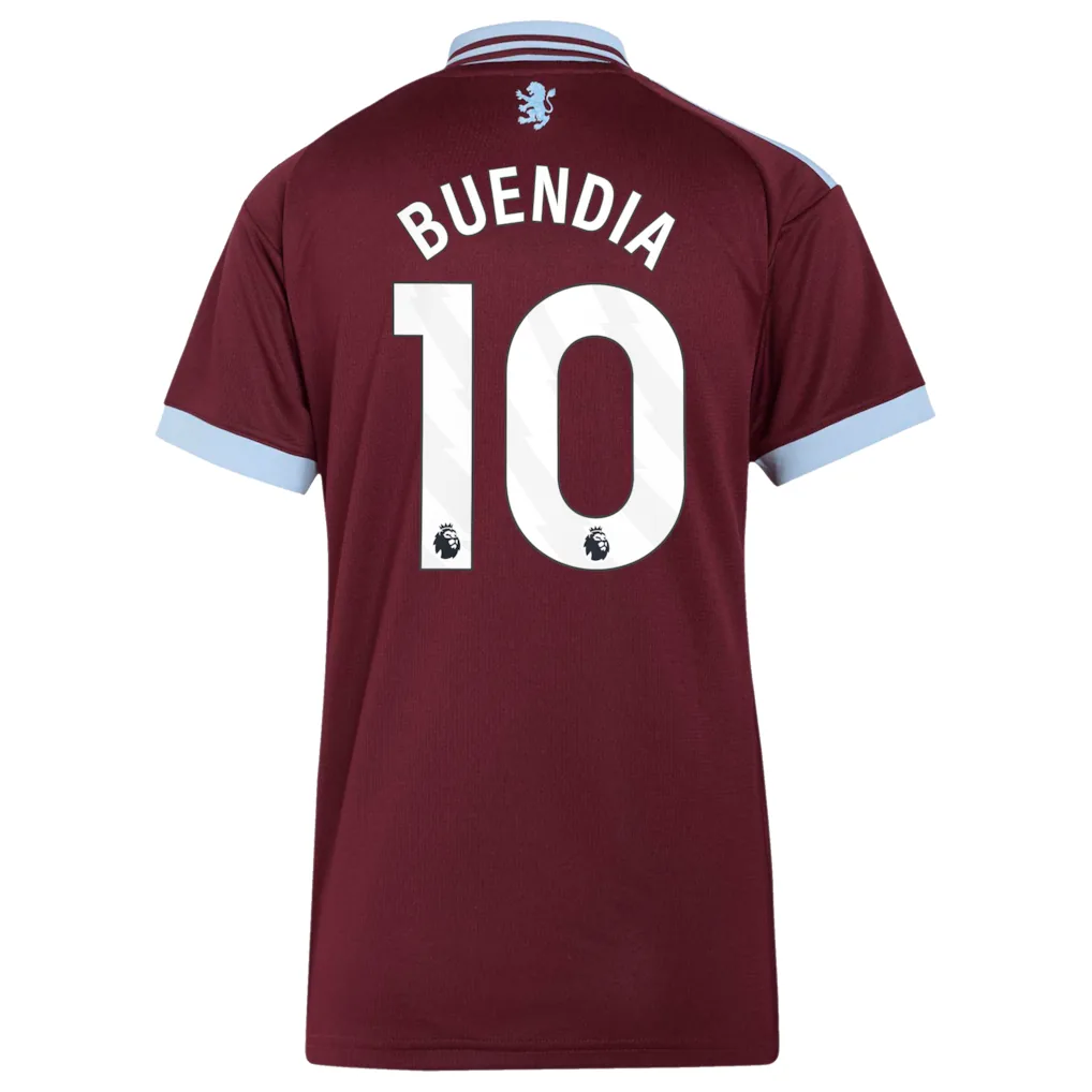 Aston Villa adidas Home Shirt 2026-27 - Womens with Buendia 10 printing — view 3