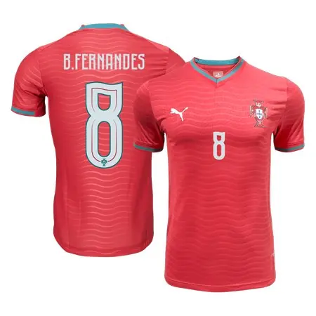 B.FERNANDES #8 Portugal Home Soccer jersey World Cup 2026