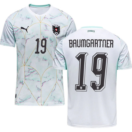 BAUMGARTNER #19 Austria Away Soccer jersey World Cup 2026 — view 1