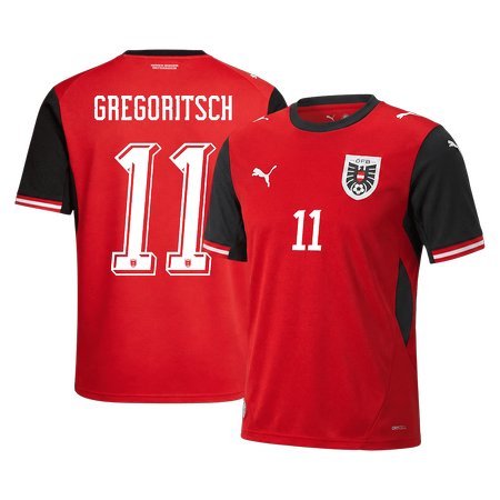 BAUMGARTNER #19 Austria Home Soccer jersey World Cup 2026 — view 2