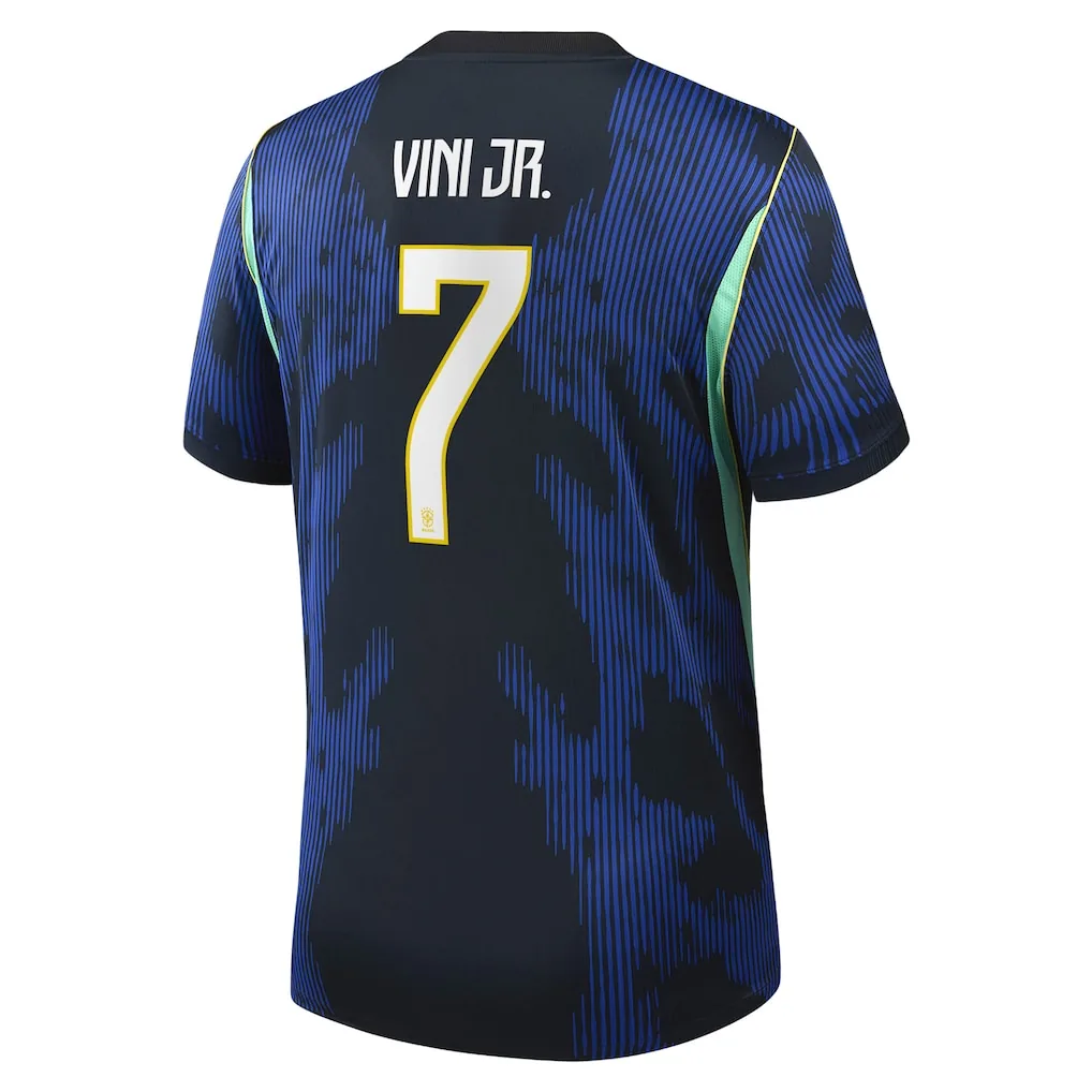 Brazil Jordan Stadium Away Shirt 2026 - Kids with Vini Jr. 7 printing — view 3