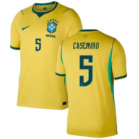 Bruno G. #8 Brazil Home Soccer jersey World Cup 2026 — view 2