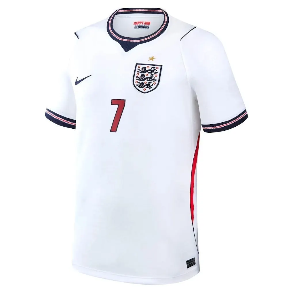 Bukayo Saka #7 England Home Match Soccer jersey World Cup 2026 — view 2