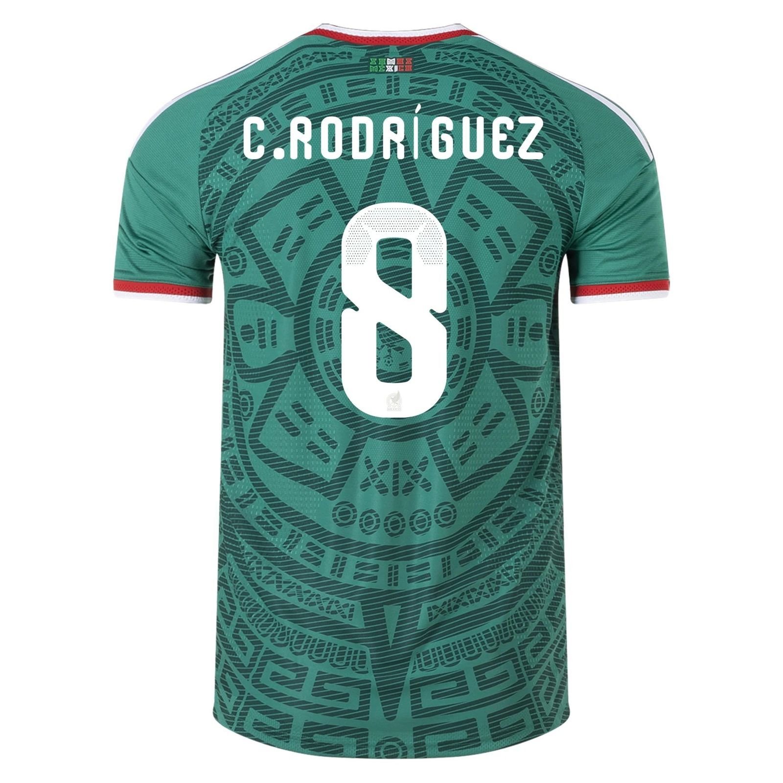Carlos Rodríguez Mexico 26/27 Authentic Home Jersey