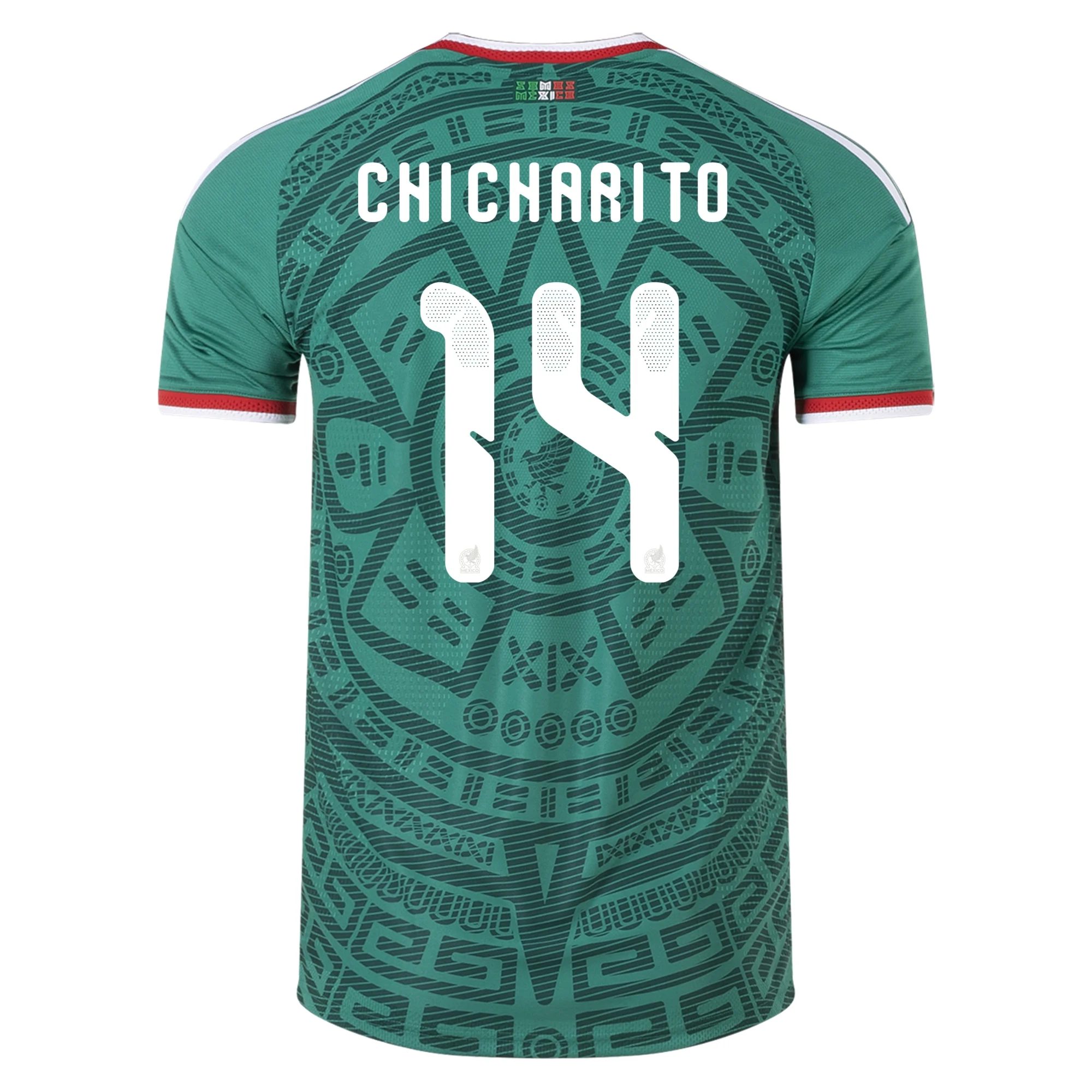 Chicharito Mexico 26/27 Authentic Home Jersey — view 1