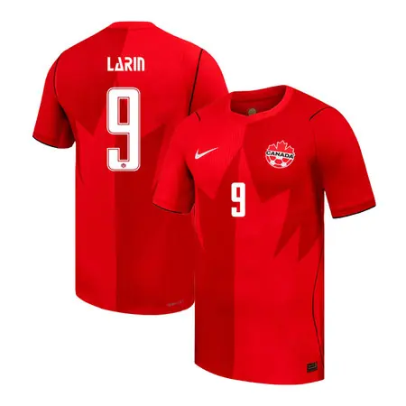 Cyle Larin #9 Canada Home Match Soccer jersey World Cup 2026